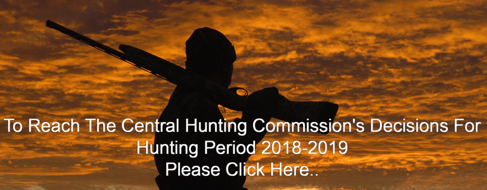 Central Hunting Commission's Decisions For Hunting Period 18-19